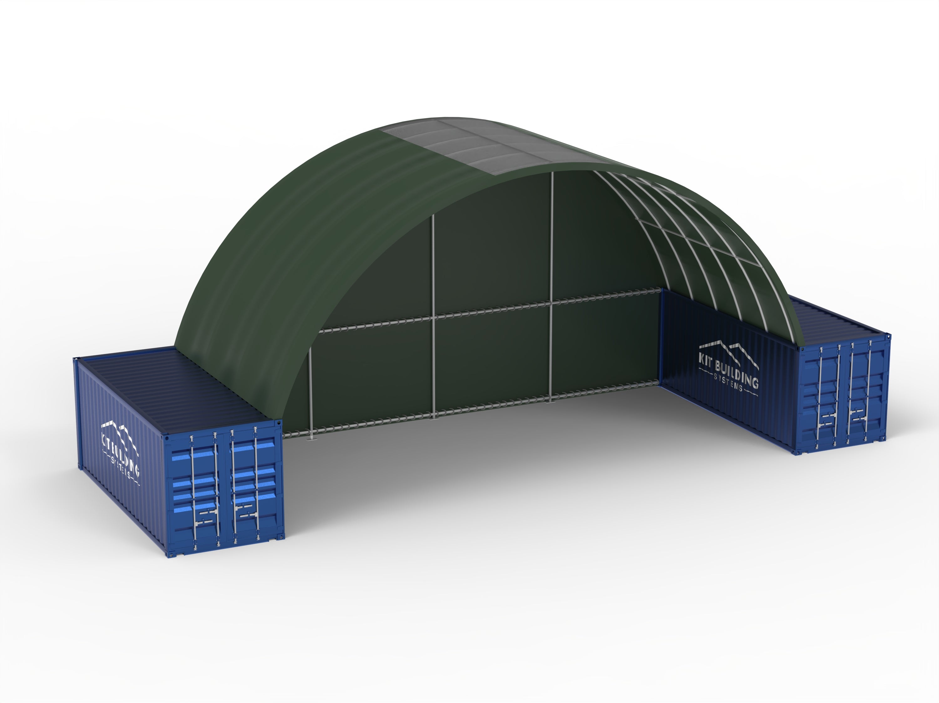 12m (40ft) Spannweite | Container-Vordächer - 40ft x 12ft (12m x 4,5m)