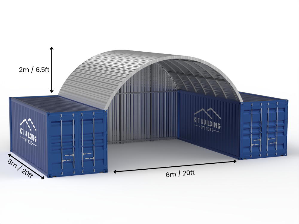 Stahl-Container­überdachungen