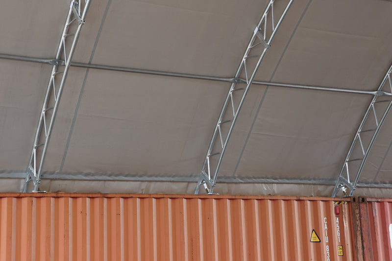 Container&shy;unterstand (18m x 24.3m x 6m)