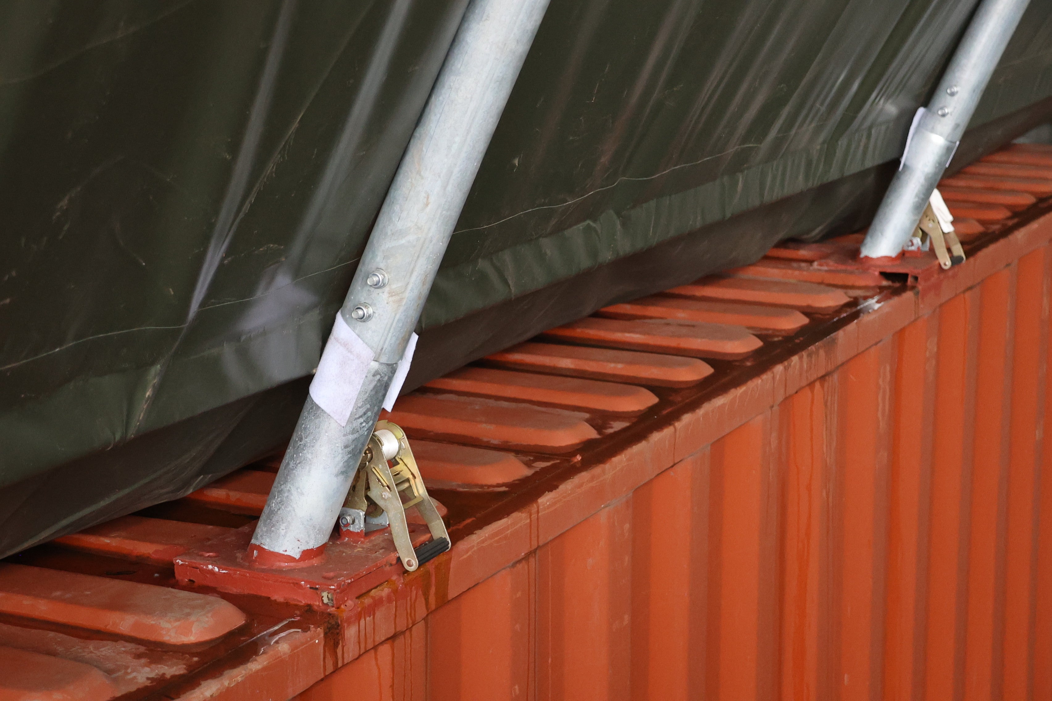12m (40ft) Spannweite | Container-Vordächer - 40ft x 12ft (12m x 4,5m)