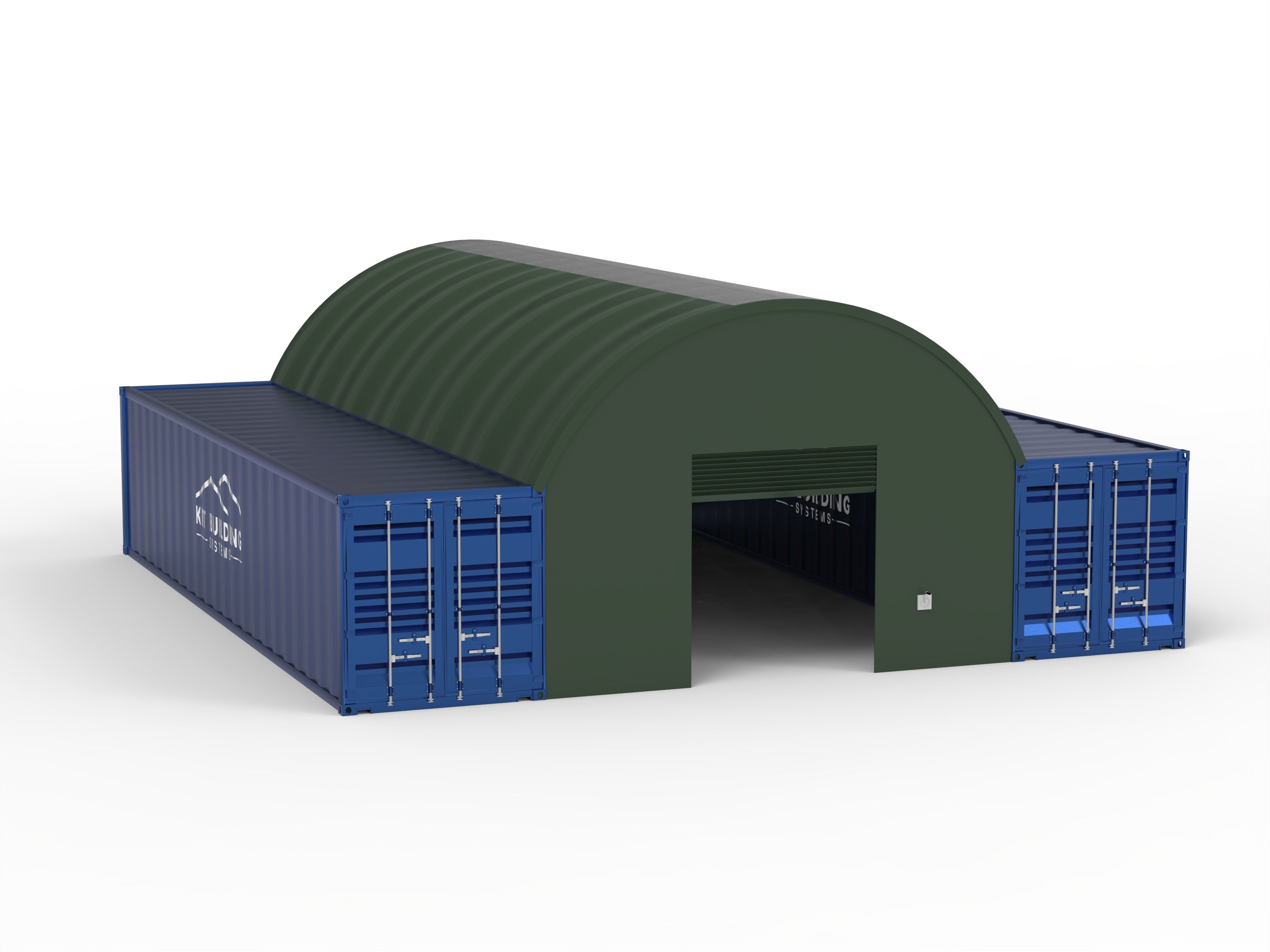 Container&shy;überdachung (6m x 12m x 2m)