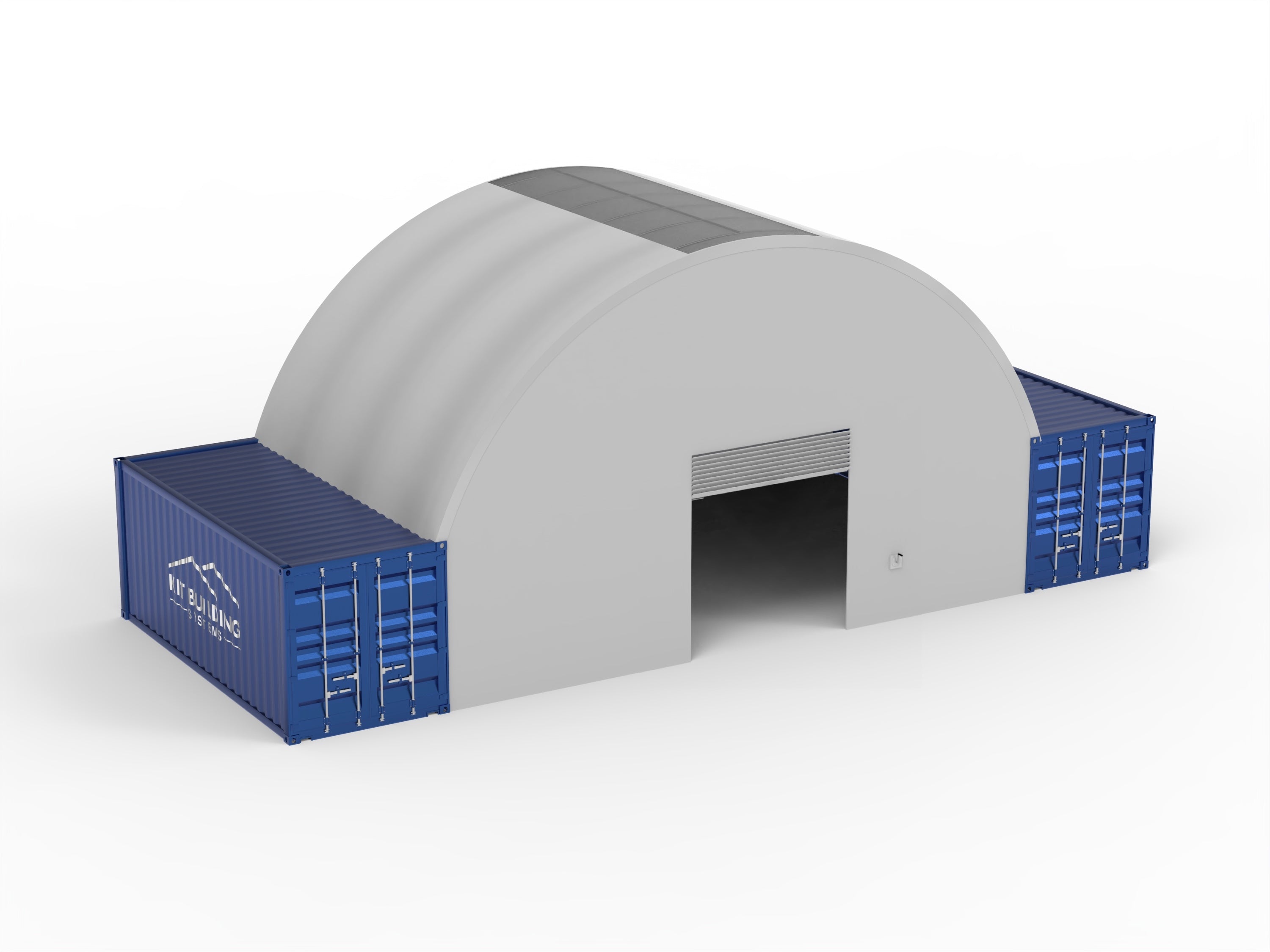 Container&shy;überdachung (10m x 6m x 3.6m)