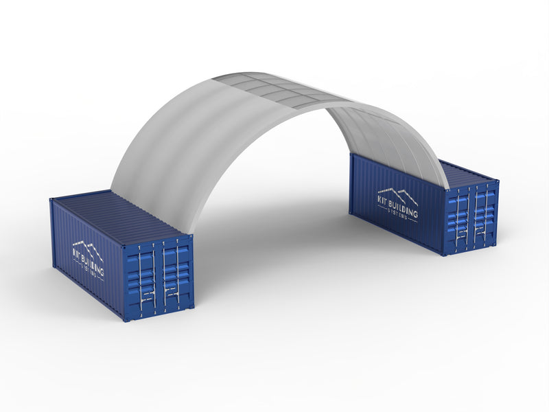 Container&shy;überdachung (10m x 6m x 3.6m)