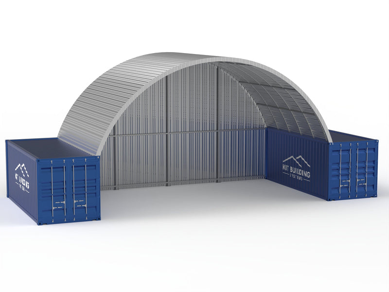 Stahlcontainer-Überdachungen - 10m x 6m x 3,6m (33ft x 20ft x 12ft)