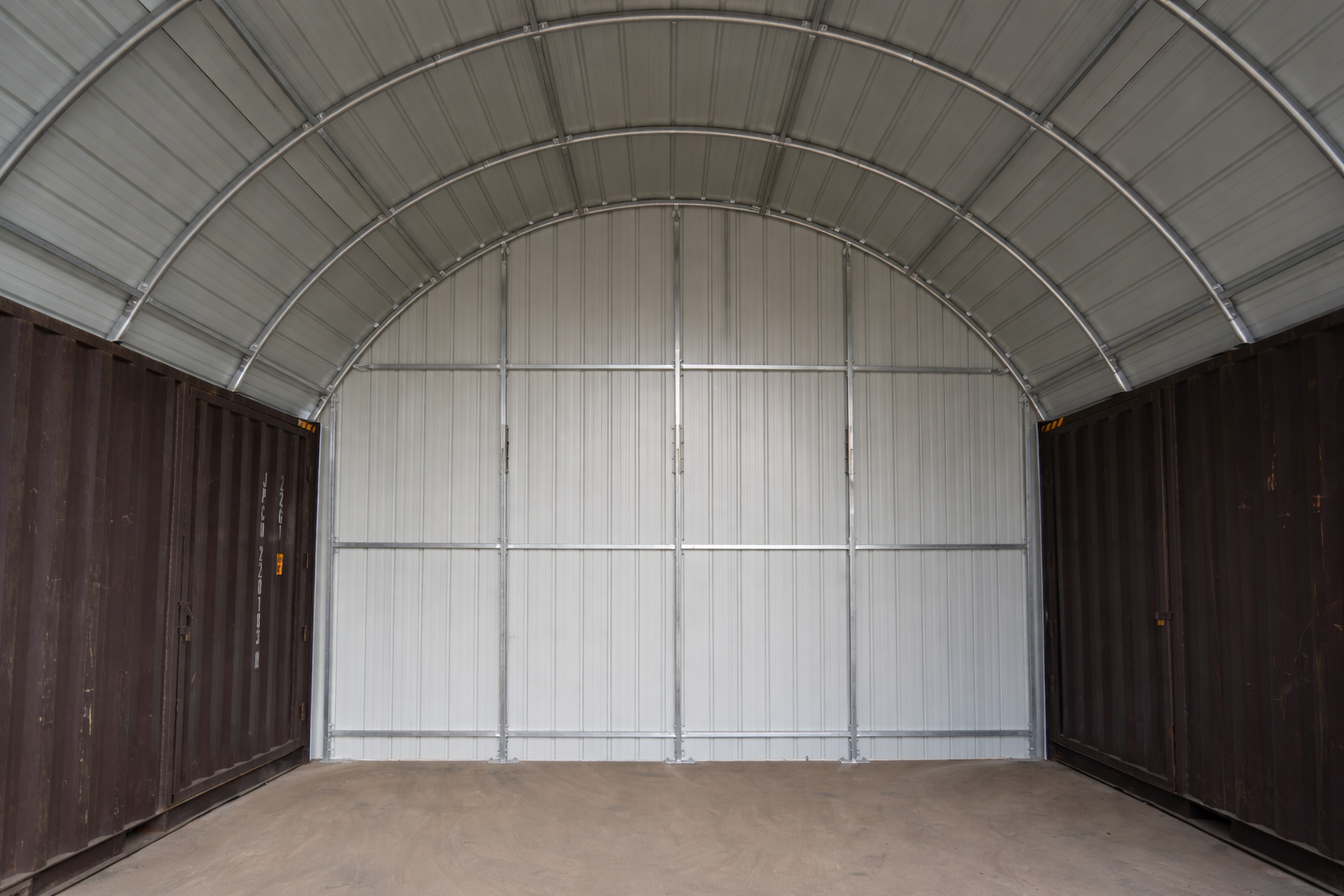 Stahl-Container&shy;überdachungen