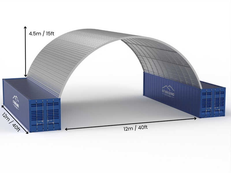 Stahl-Container&shy;überdachungen