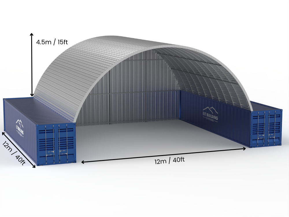Stahl-Container&shy;überdachungen