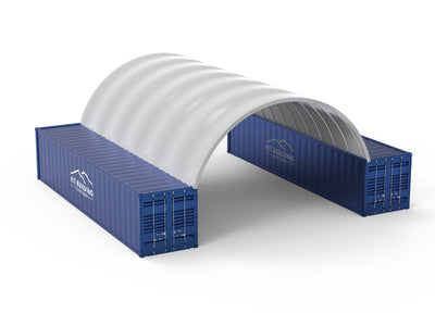 Containerüberdachungen – 26 Fuß x 40 Fuß x 10 Fuß (8 m x 12 m x 3 m)